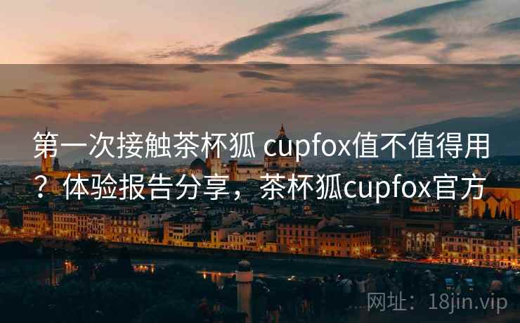 第一次接触茶杯狐 cupfox值不值得用？体验报告分享，茶杯狐cupfox官方
