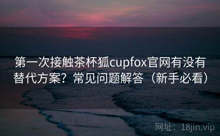 第一次接触茶杯狐cupfox官网有没有替代方案？常见问题解答（新手必看）